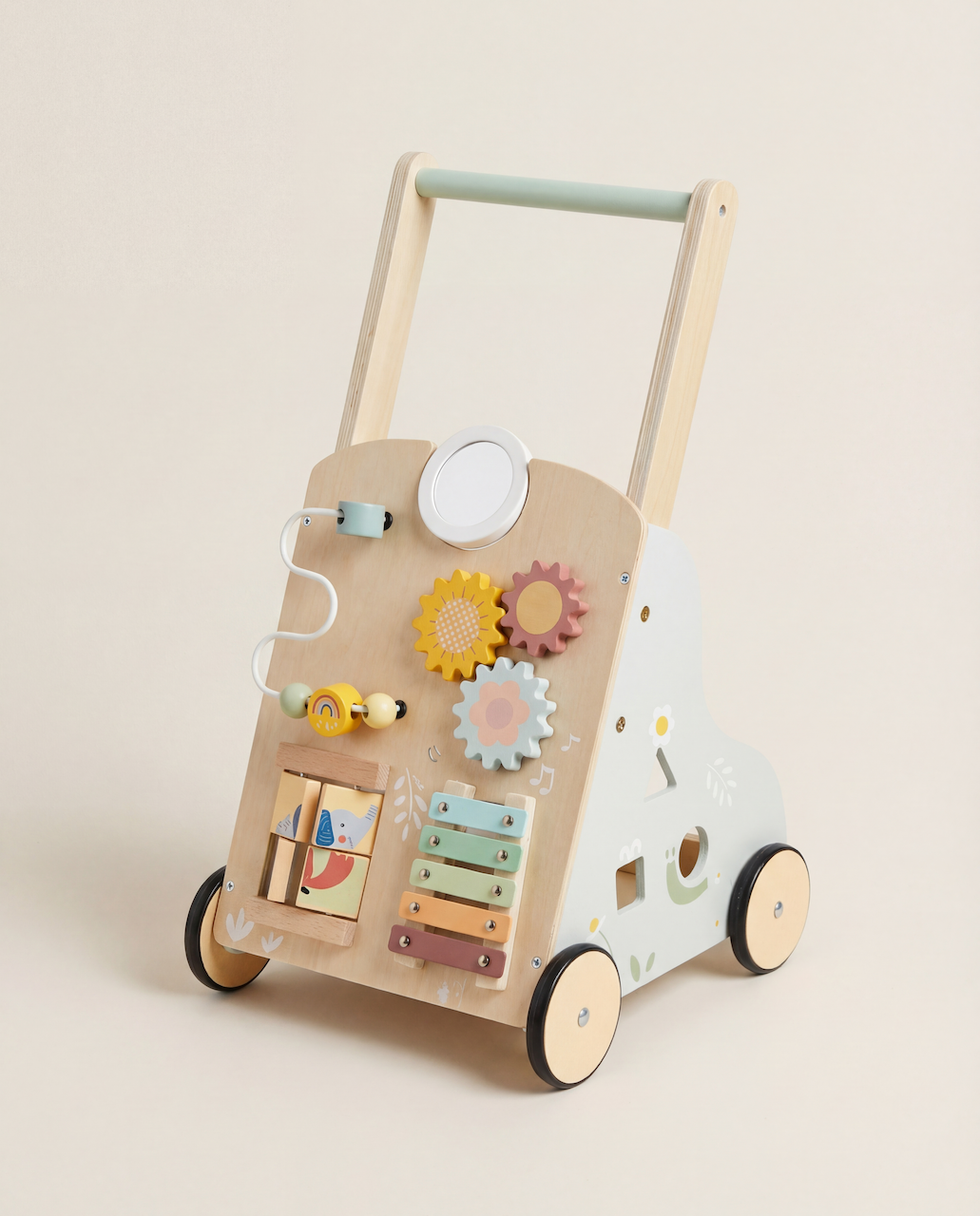WOODEN BABY WALKER