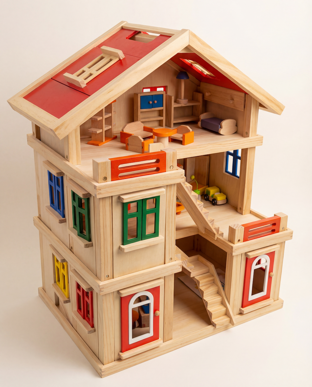WOODEN DOLL HOUSE