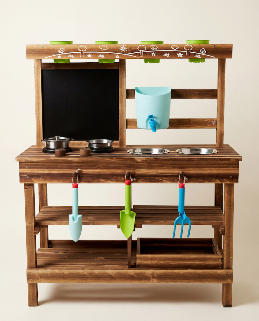 OUTDOOR WOODEN KITCHEN